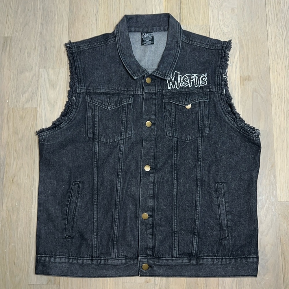 Misfits denim vest